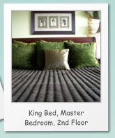 King Bed, Master Bedroom, 2nd Floor