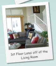 1st Floor Lanai off of the Living Room